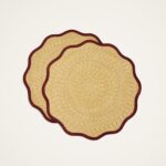 Straw Cloud Placemats Set Of 2 - La Double J