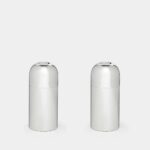 Chiarugi 1952 Silver-Plated Brass Mini Salt and Pepper Mill (Set of 2)