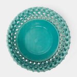 Maison Pichon Uzès - Hand-Glazed Ceramic Braided Serving Bowl - Image 5