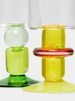 Gather Miami Hand-Blown Wine Glasses (Set of 2) - Image 3