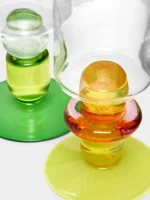 Gather Miami Hand-Blown Wine Glasses (Set of 2) - Image 4