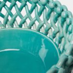 Maison Pichon Uzès - Hand-Glazed Ceramic Braided Serving Bowl - Image 6