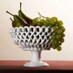 Maison Pichon Uzès - Hand-Glazed Ceramic Braided Raised Bowl - Image 2