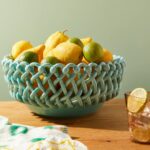 Maison Pichon Uzès - Hand-Glazed Ceramic Braided Serving Bowl - Image 4