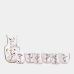 Lobmeyr Garden of Paradise Hand-Painted Crystal Water Pitcher - Image 4