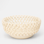 Maison Pichon Uzes - Hand-Glazed Ceramic Braided Serving Bowl
