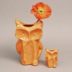 Marni for Serax - Owl Vase L Orange - Image 2