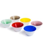 Hand-Blown Murano Glass Bowl Set of 6 - Nason Moretti