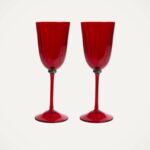 La Double J - Murano Wine Glasses Red