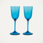 La Double J - Murano Wine Glasses Turquoise