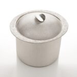 Silver-plated hammered Thermal Ice Bucket - Zanetto