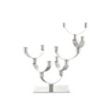 Matt silver-plated Candelabra - Zanetto